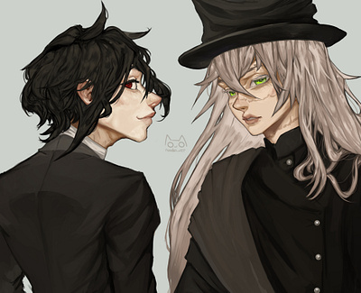 Black Butler Fanart design graphic design illustration