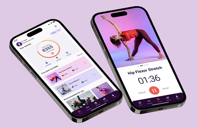 Home Workout - Mobile App app design exercises home workout sport ui ui design ux workout