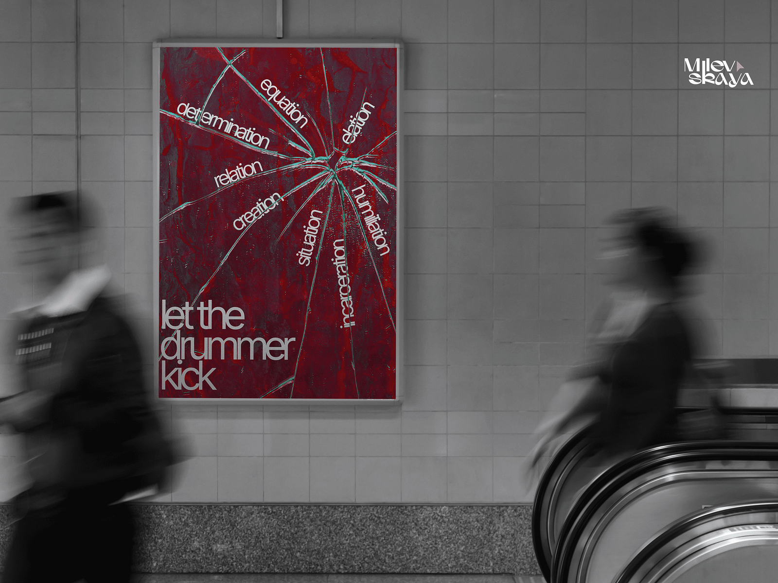 let the drummer kick by Liubanka Milevskaya on Dribbble