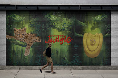 GOMA - JUNGLE, Poster mockup for a assessment branding clipstudio design graphic design illustration indesign poster