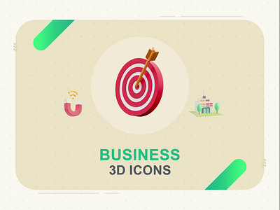 3D Business Icon Pack 3d 3d art 3d blender 3d icon 3d illustration b3d blender3d business business icon graphic design icon icon pack illustration ui