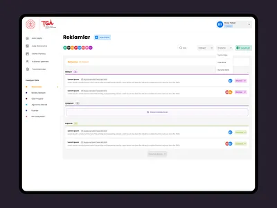 Project Management Dashboard board branding canban dashboard design list project project management shot task ui website