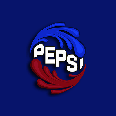 Pepsi Logo redesign branding color design flat graphic design illustration illustrator logo redesign