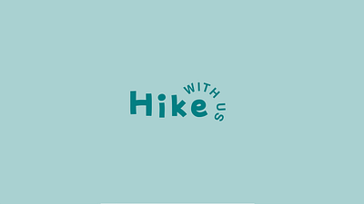Hike With Us - Brand identity design adobe illustrator brand identity design branding design hiking brand logo logo design pattern visual identity