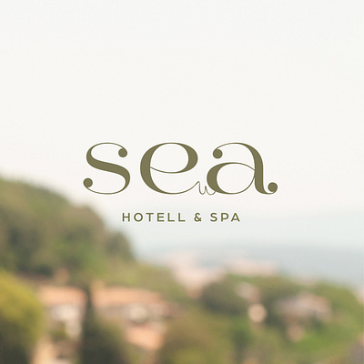 Sea hotel & spa - Brand identity design adobe illustrator brand identity design branding design logo logo design visual identity