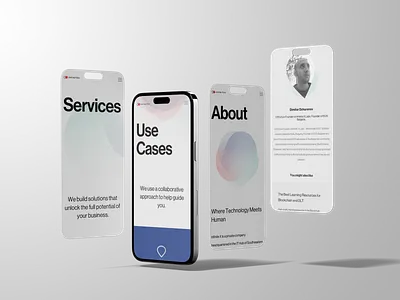 Mobile UI / UX Website Design for InfiniteX branding branding agency branding design design graphic design marketing mobile mobile design mobile website design screens ui ux weare website