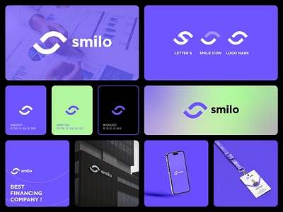 smilo - Logo Design Concept brand identity branding clean concept creative design designer portfolio designs finance financial happy joy logo logo designer modern money payment savings smile unique