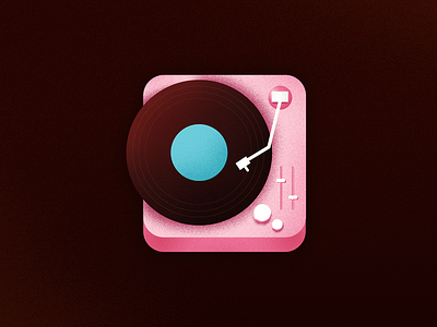 Vinly branding design designer dribbble graphic design icon icons illustration logo recordplayer vinyl