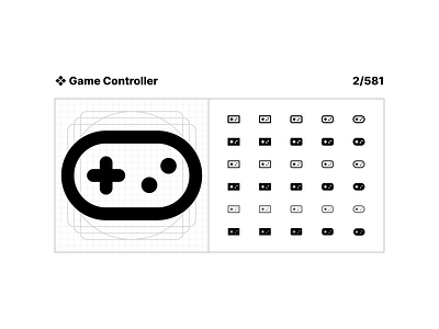 Game Controller 2/581 icon iconography icons iconset illustration