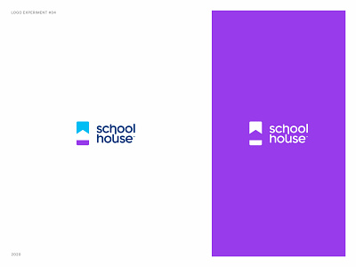 School House – Logo Design brand branding experiment illustration logo school