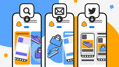Custom Product Page Guide Illustration app store editorial illustration ios iphone screenshots