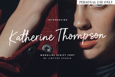 FREE FONT - Katherine Thompson branding design font design fonthandwriting handlattering illustration letteringfont logo script lettering typography