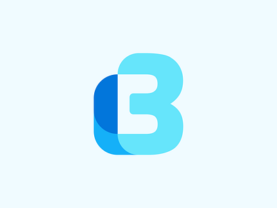 B Logo Design abc alphabet b b letter blue branding colorful design graphic design icon identity illustration internet letter logo unique vector