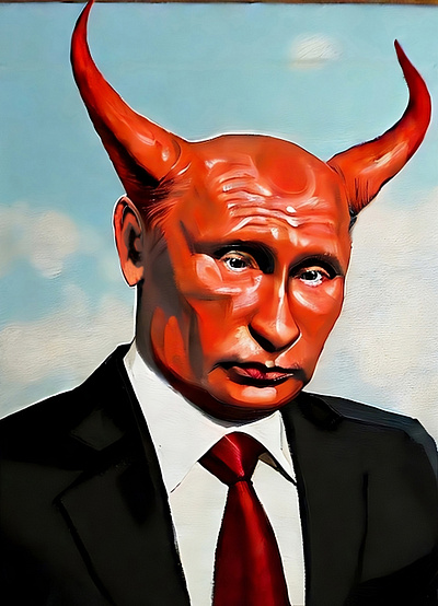 Putin Devil art devil digital illustration putin