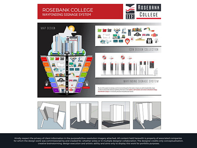 Rosebank College branding design graphic design illustration logo typography