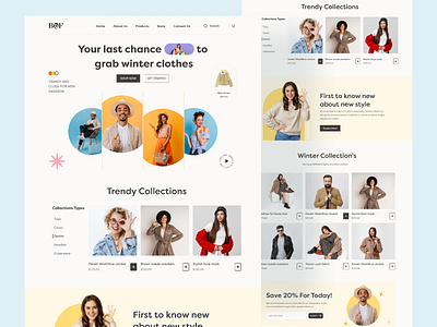 E-Commerce Product landing page branding design ecommerce figma design graphic design hero section illustration landing page logo online shop shop design shop ui ui ui ux ux design website