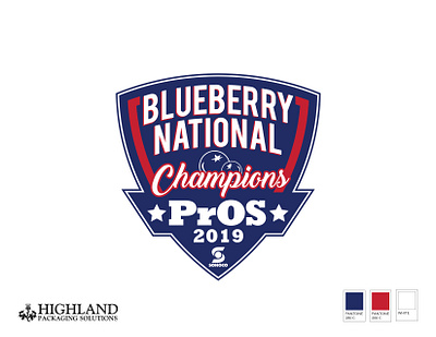2019 Blueberry National Champions design graphic design logo design shirt design
