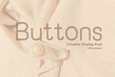 Buttons - Creative Display Font