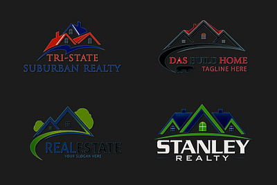 Real Estate Logo ab state logo design letter logo logo logo design logos pictorial logo real estate logo