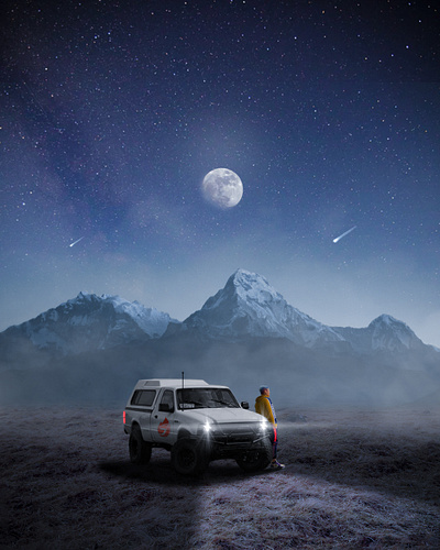 Digital Art : Enjoy the night art digital art manipulation photoshop