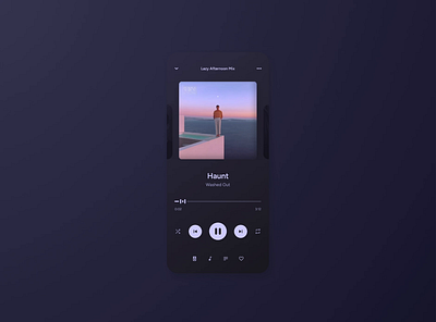 DAILY UI 00 interaction mobile music spotify ui visual