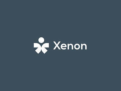 Xenon logo design... banner branding design graphic design illustration logo ui vector xenon logo
