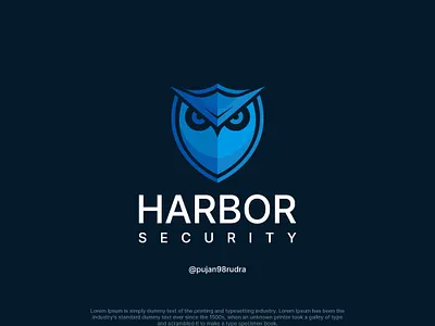 SECURITY logo design pujan98rudra branding business logo creative design custom logo design graphic design logo designer logo maker minimalist logo modern logo motion graphics owl logo design professional logo security logo design shield logo design shield owl logo