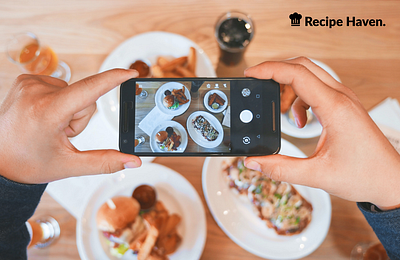 Recipe Haven - Mobile Web Version adobexd app branding design figma food responsivedesign ui ux web webdesign