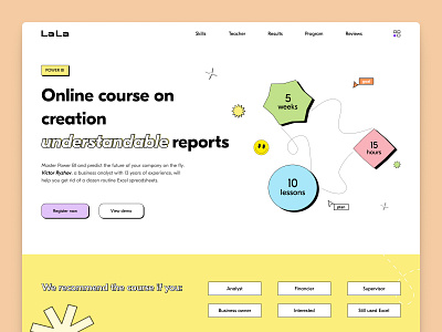 Website for courses courses design education motion graphics saas ui ux