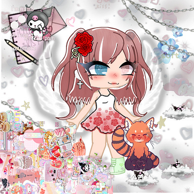 Spring art cute gacha picsart