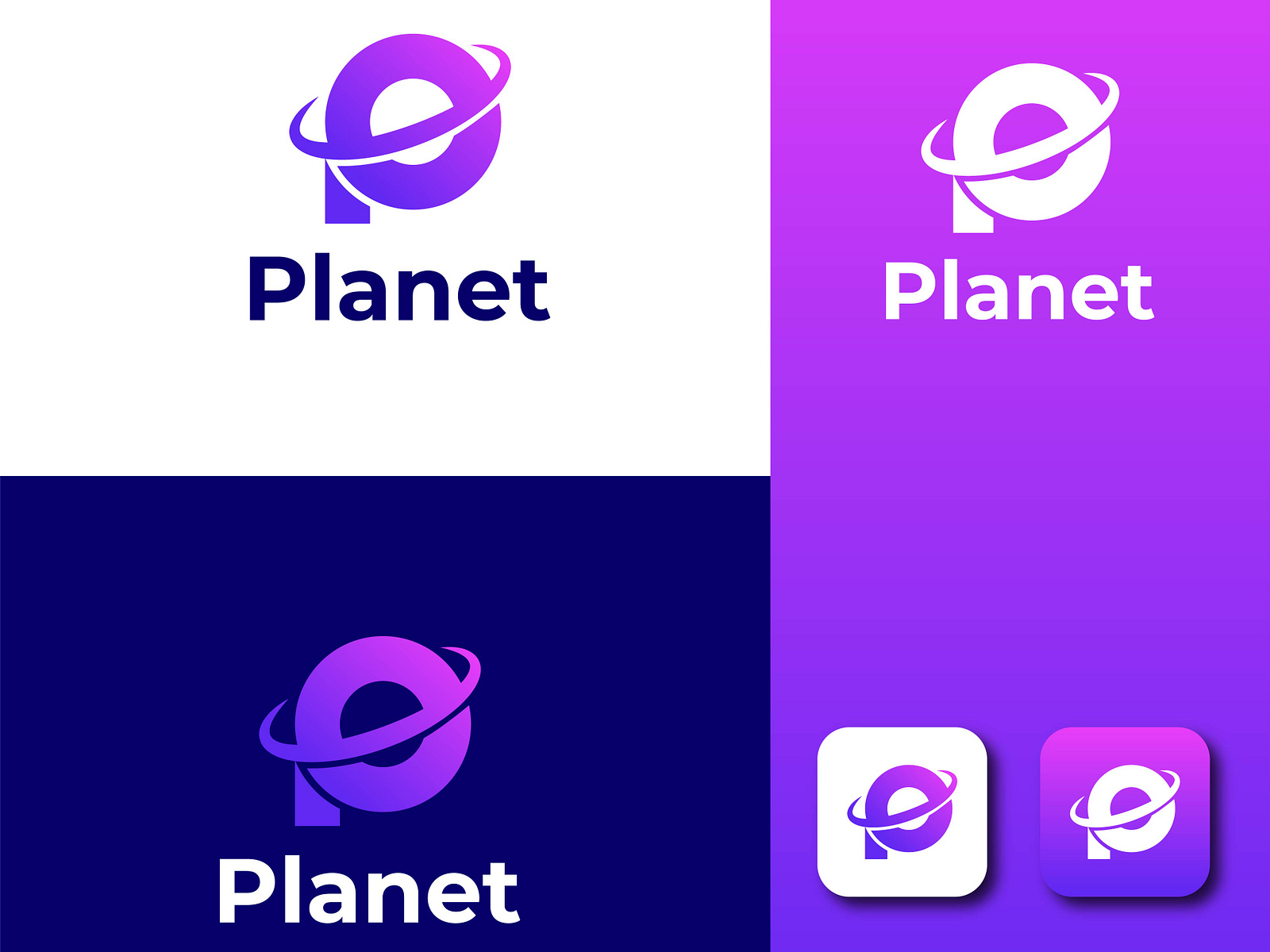 Concept: Planet - Logo Design by Rejuar Rahman | Logo Designer on Dribbble