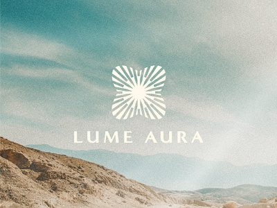 Lume Aura Brand Idenity a aura health human iv l light logo naming shine star