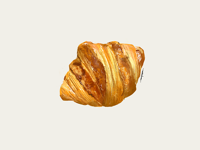 Croissant baker bakery croissant digital art digital illustration food food art food illustration gift card hospitality illustration illustrator nkpcreate pastry restaurant art restaurant design