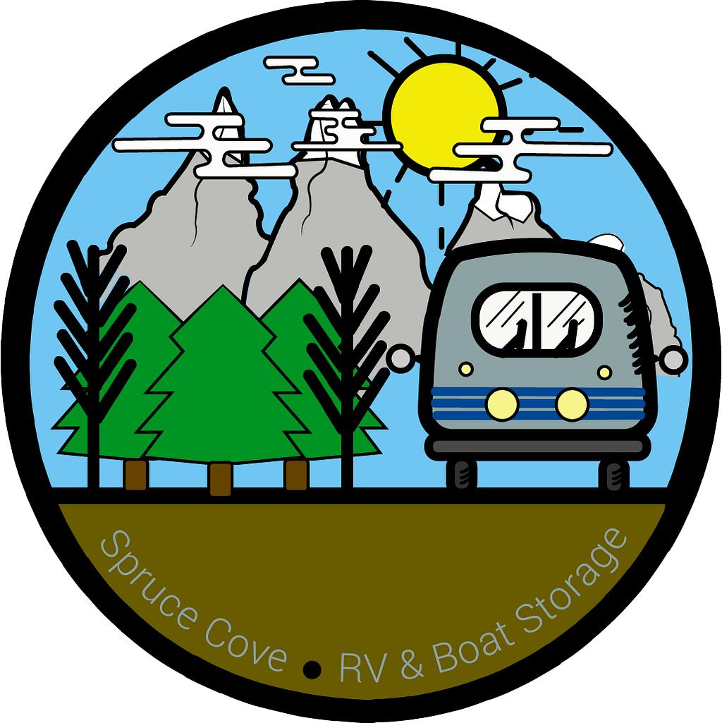 Spruce Grove RV & Boat Storage Logo by Gretchell Herman on Dribbble