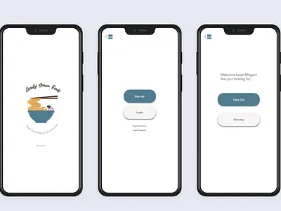 Locally Grown Foods - UI for Food & Grocery Delivery App app design branding design graphic design mobile app ui ux design