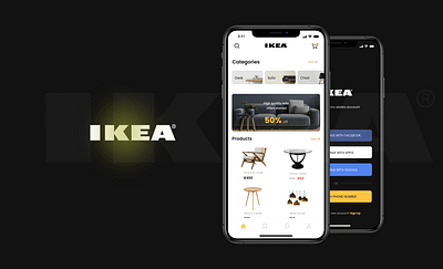 IKEA App UI/UX Design app branding mobiledesign ui uiux