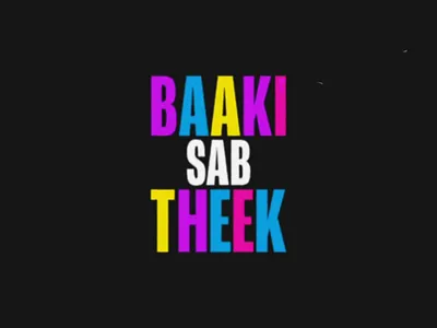 Baaki Sabh Theek aftereffects animated type animated typography animation kinetic typography loop looping motion design motion graphics motiongraphics satisfying type animation typography