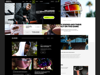 We Ball Sports - Blog Pages apparel athletic basketball design ecommerce football grid grid layout interface mockup onlinestore sports sportswear ui ux web design website