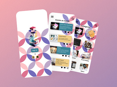 Eventbrite app design application apps design designer graphic design ui ui design