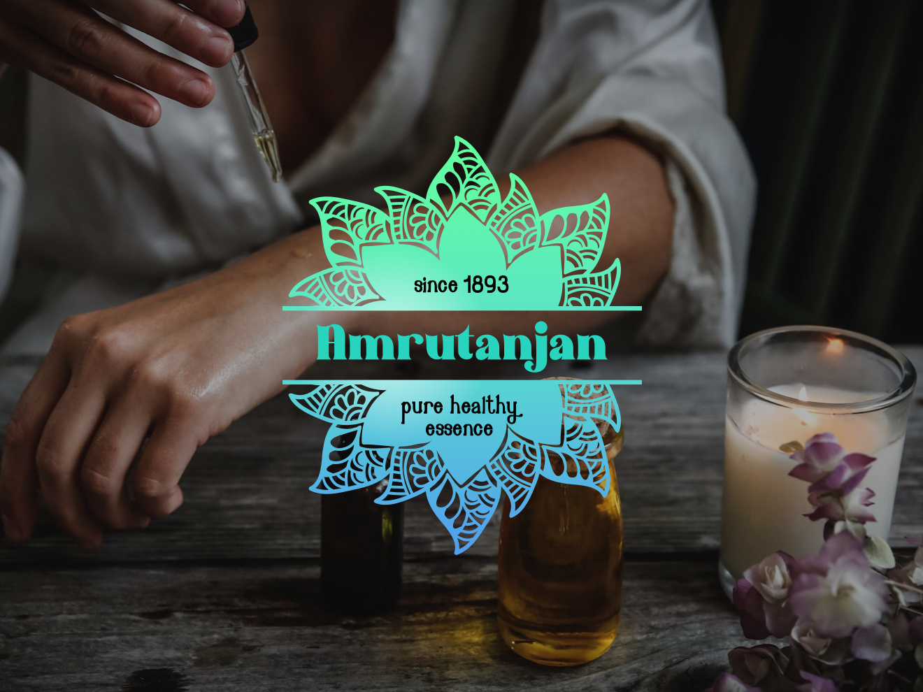 #78 Amrutanjan brand identity branding daily 100 daily 100 challenge design graphic design health health company indian logo logo design mandala skin care skin product