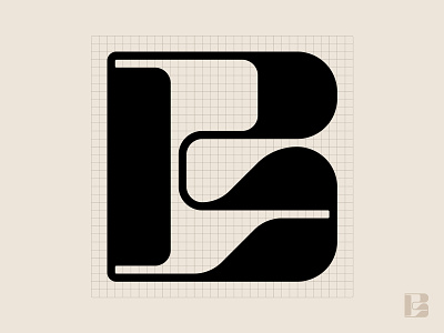 36 Days of Type: B alphabet bold futuristic geometric grid icon letterform lettering logo modernism symbol type typography