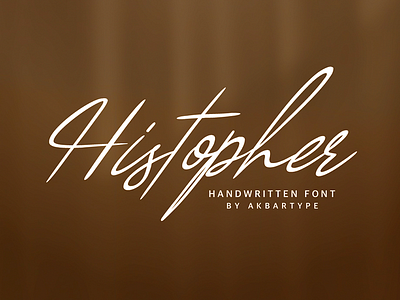 Histopher Free Font calligraphy font fonts freebies freefont handwriting logodesign scriptfont