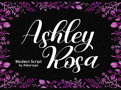 Ashley Rosa Free Font calligraphy font fonts freebies freefont