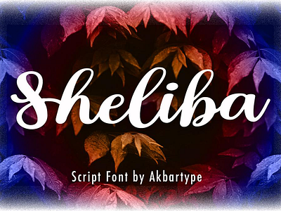 Sheliba Free Font calligraphy font fonts freebies freefont