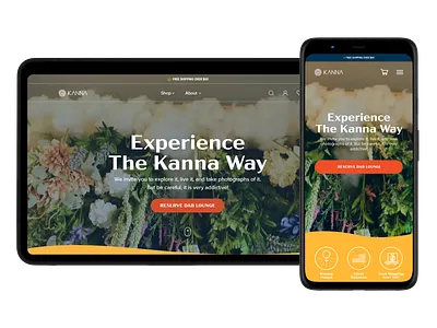 Kanna: Website Re-design by Lantenrsol design ui ux ux design
