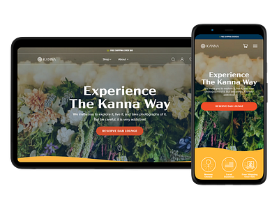 Kanna: Website Re-design by Lantenrsol design ui ux ux design