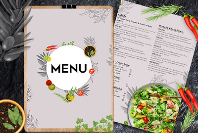 MENU DESIGN digital screen flyer menu menu design menu screen poster design