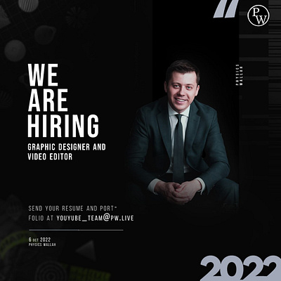 Hiring poster design ideas graphic design