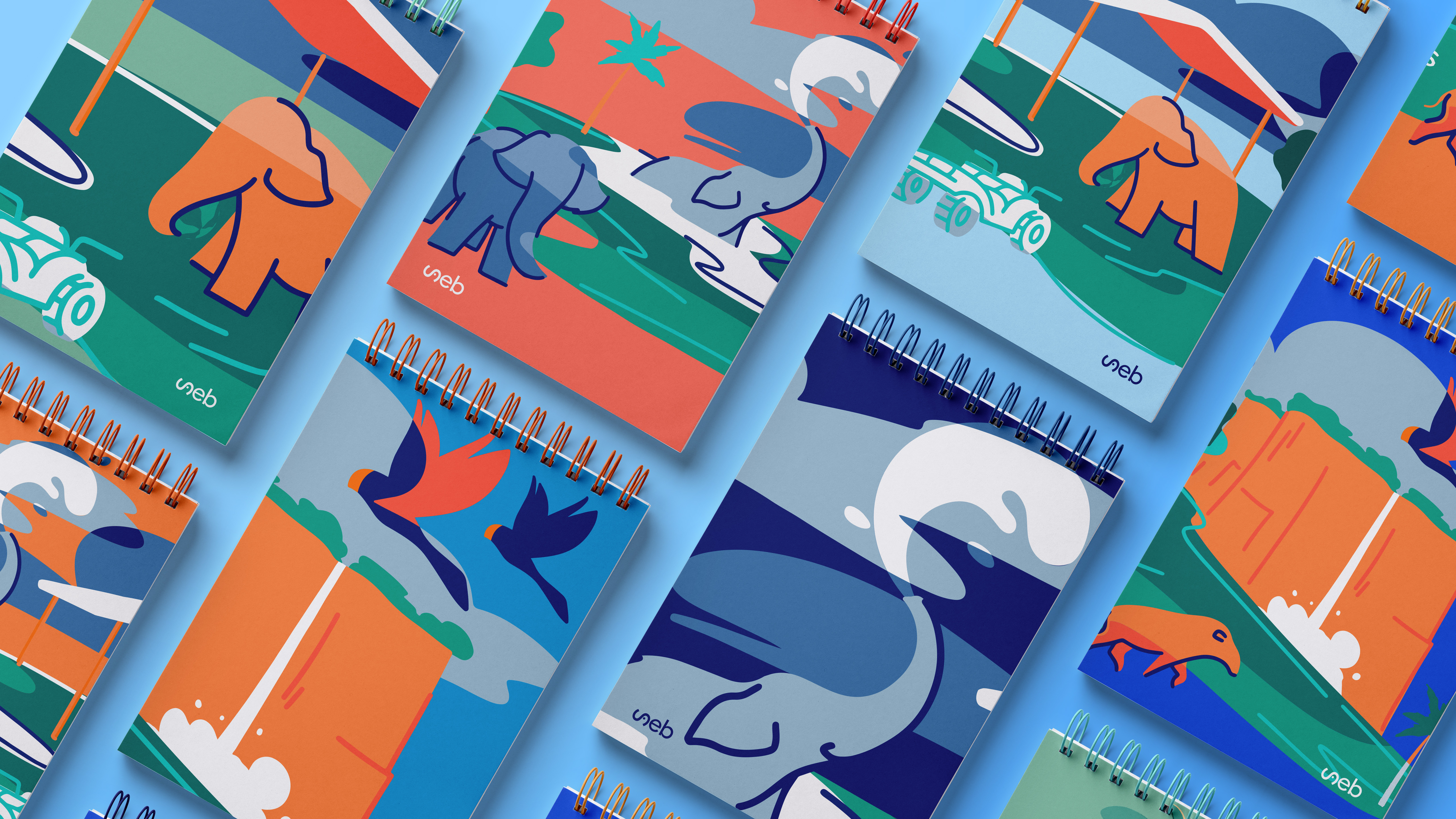 Brazil Elephant Sanctuary advertising illustration digital illustration editorial flat illustration illustration vector