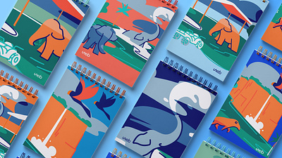 Brazil Elephant Sanctuary advertising illustration digital illustration editorial flat illustration illustration vector
